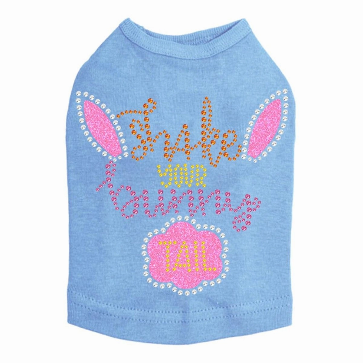 Shake Your Bunny Tail Rhinestone Dog Tank