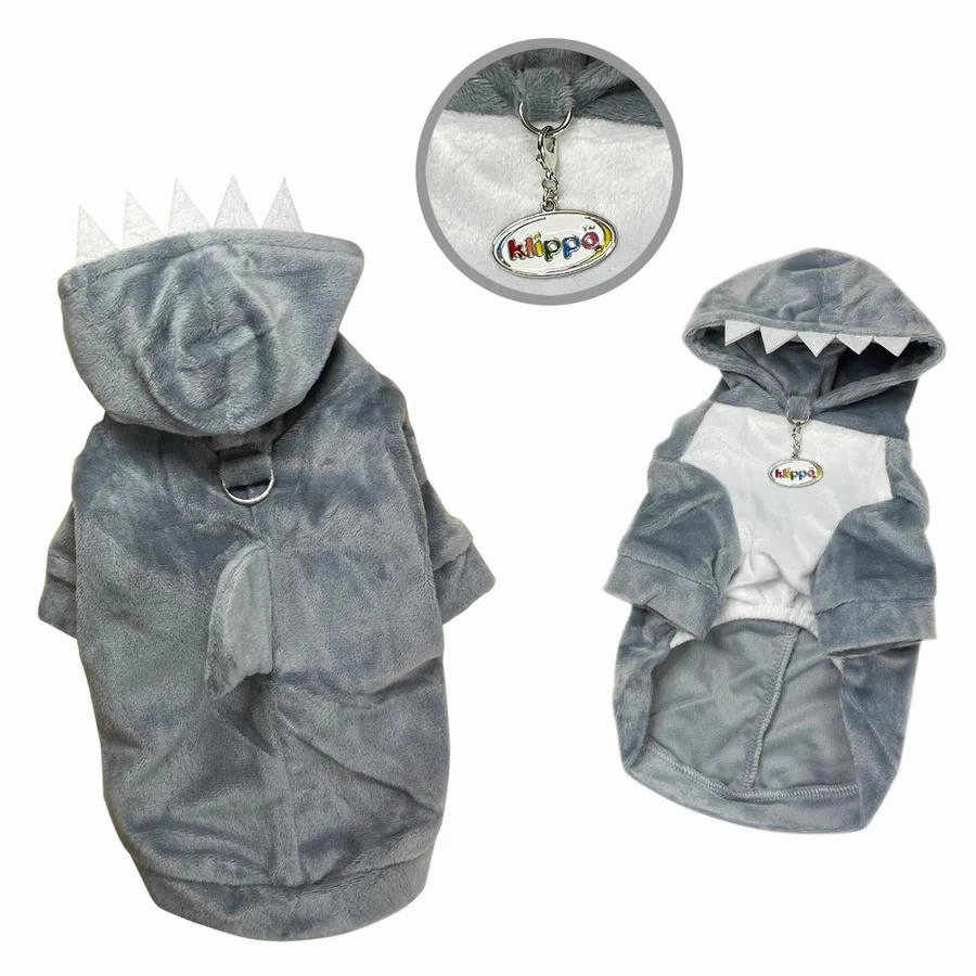 Shark Ultra Plush Dog Hoodie