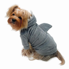 Shark Ultra Plush Dog Hoodie