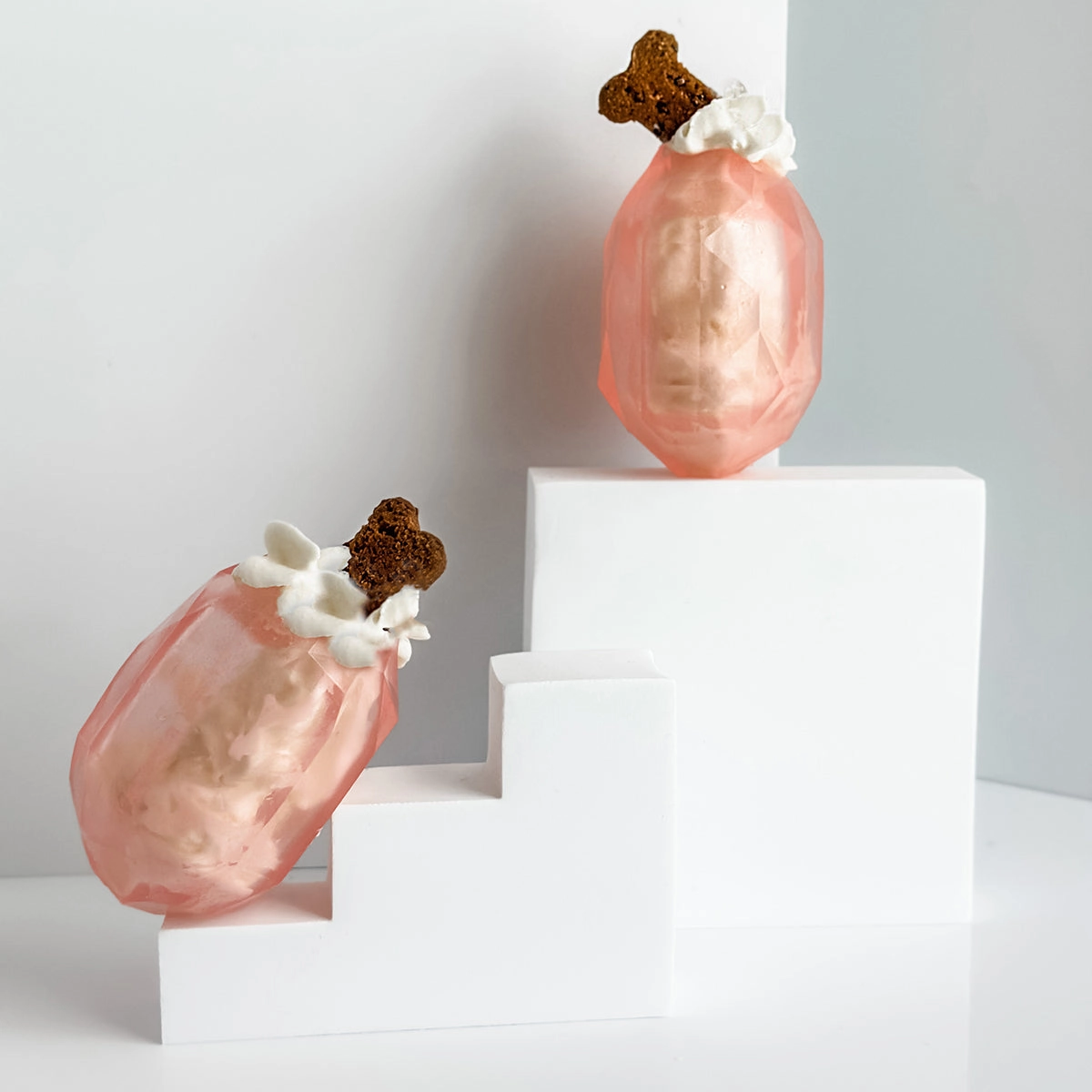 Shine On Gem Enrichment Dog Toy Rose Quartz