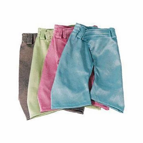 Shiny Disco Denim Dog Pants Turquoise Medium