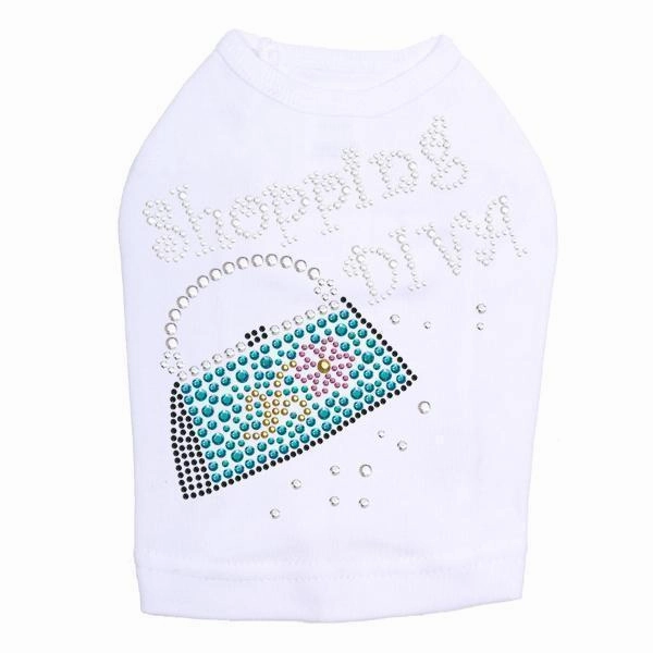 Shopping Diva Rhinestone Dog Tank