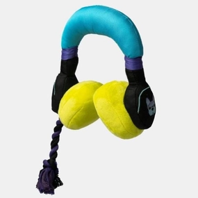 Silver Paw Headphones Dog Toy