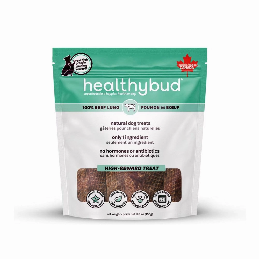Single-Ingredient Beef Lung Dog Treats