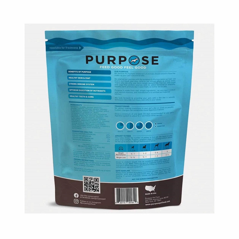 Single Protein Fish & Veggie Freeze Dried Dog Food