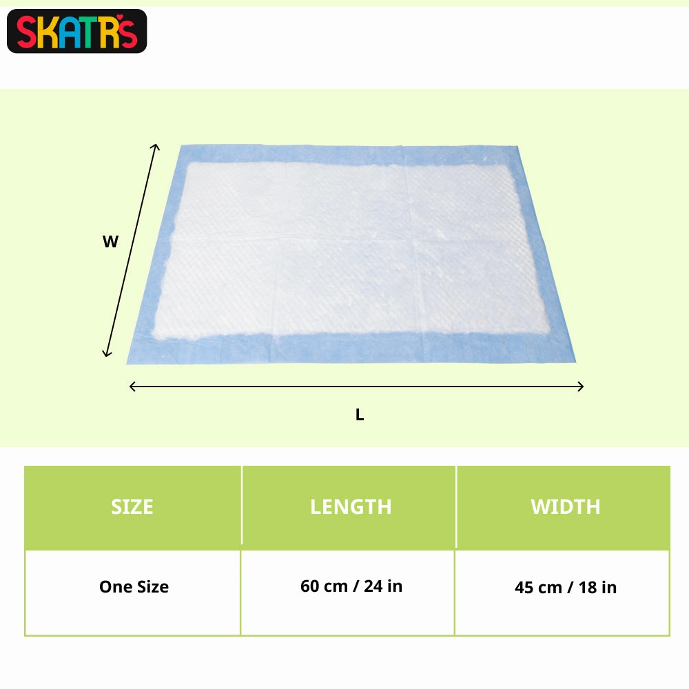 Skatrs Training Pee Pads for Dogs and Cats (45x60cm)