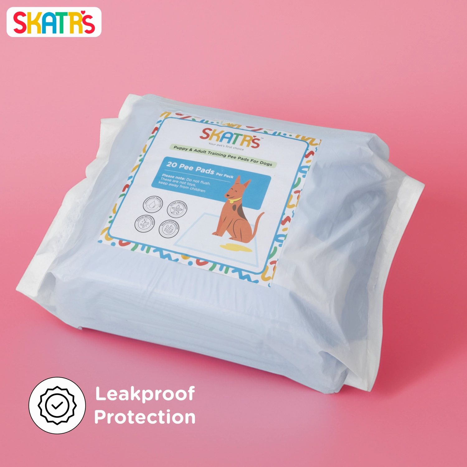 Skatrs Training Pee Pads for Dogs and Cats (45x60cm)