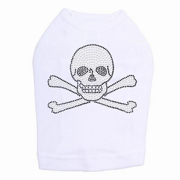 Skull Rhinestone Dog Tank