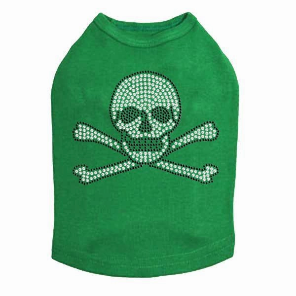 Skull Rhinestone Dog Tank
