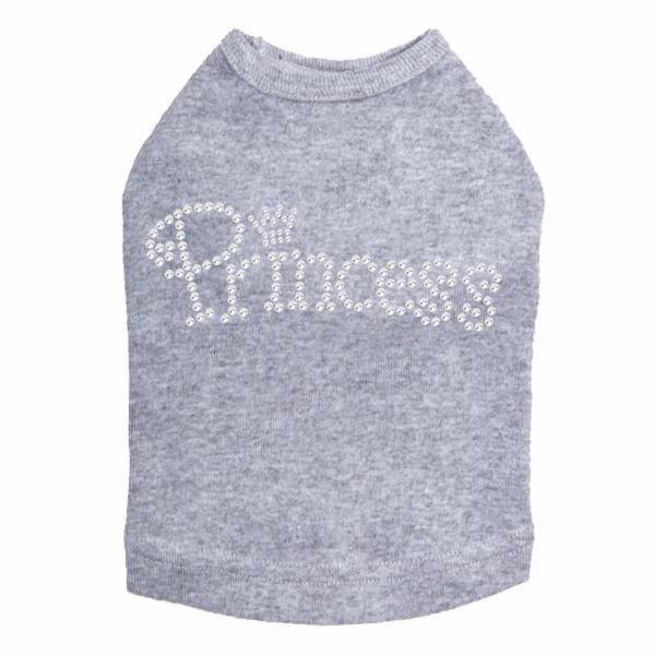 Small Princess Rhinestone Dog Tank
