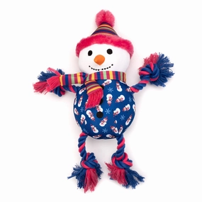 Snowman Tough Animal Dog Toy