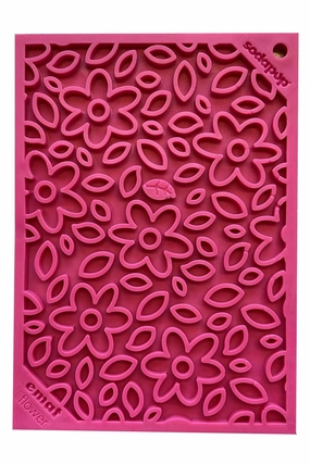 SodaPup Flower Power Pink Lickmat