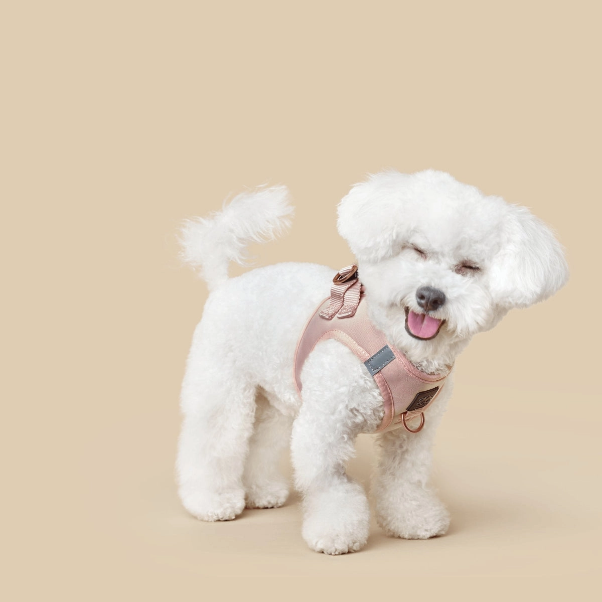 SoHo Dog Harness Blush Pink