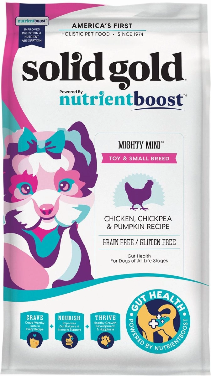 Solid Gold NutrientBoost Mighty Mini Chicken Recipe Dry Dog Food