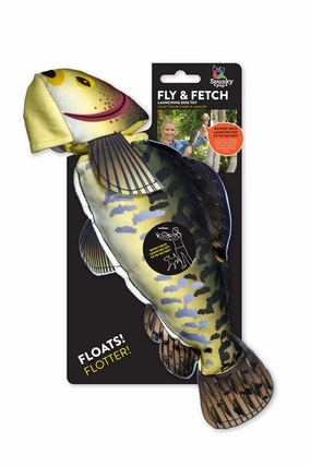 Spunky Pup Fish Launching Fly and Fetch Toy