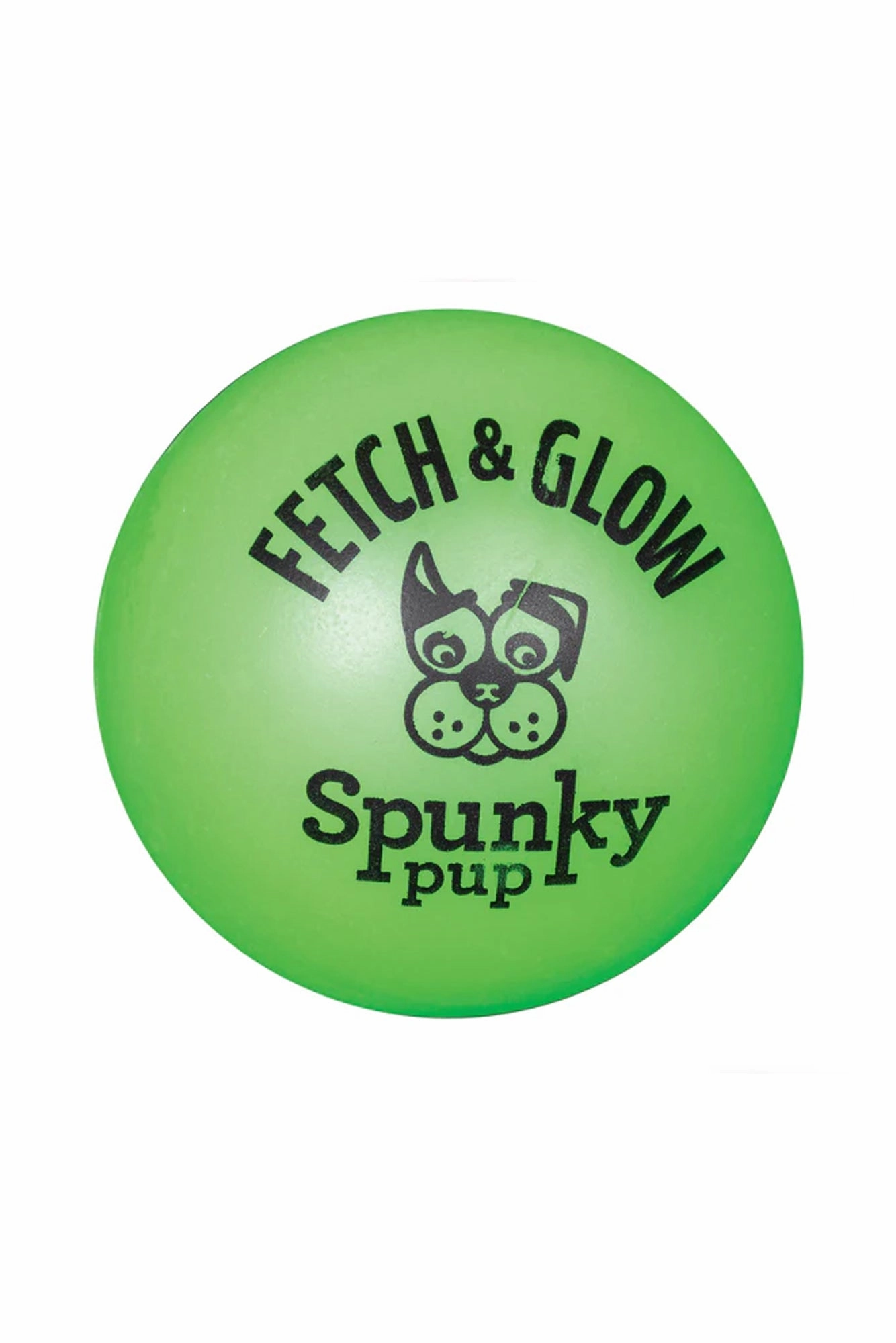 Spunky Pup Glowing Fetch and Glow Ball Toy