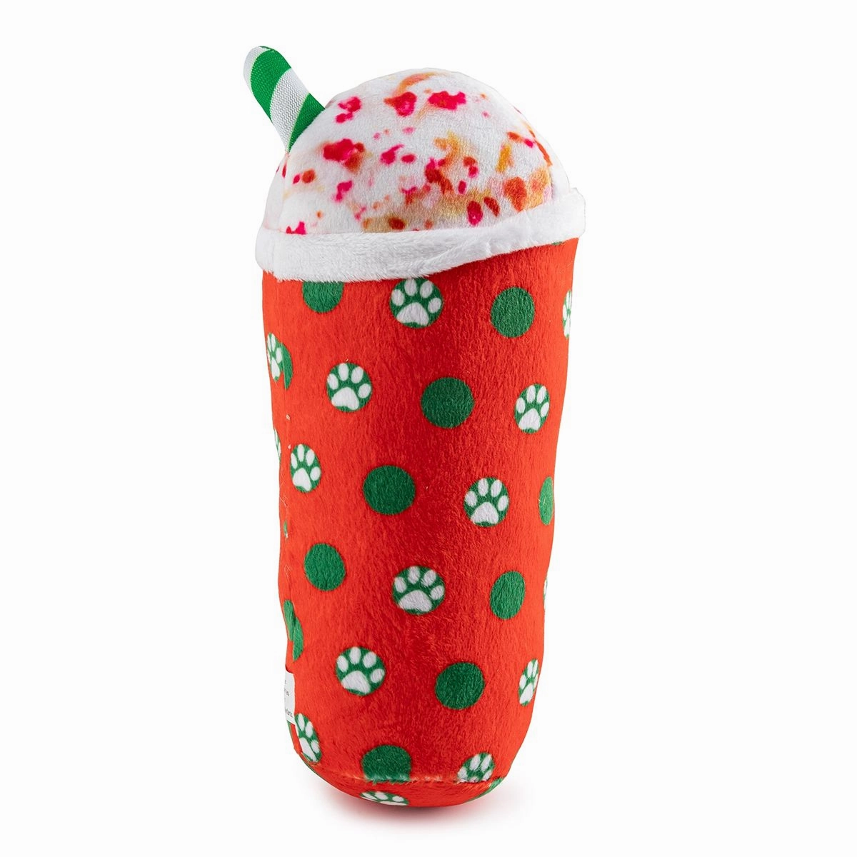Starbarks Puppermint Mocha Holiday Dots Cup Dog Toy