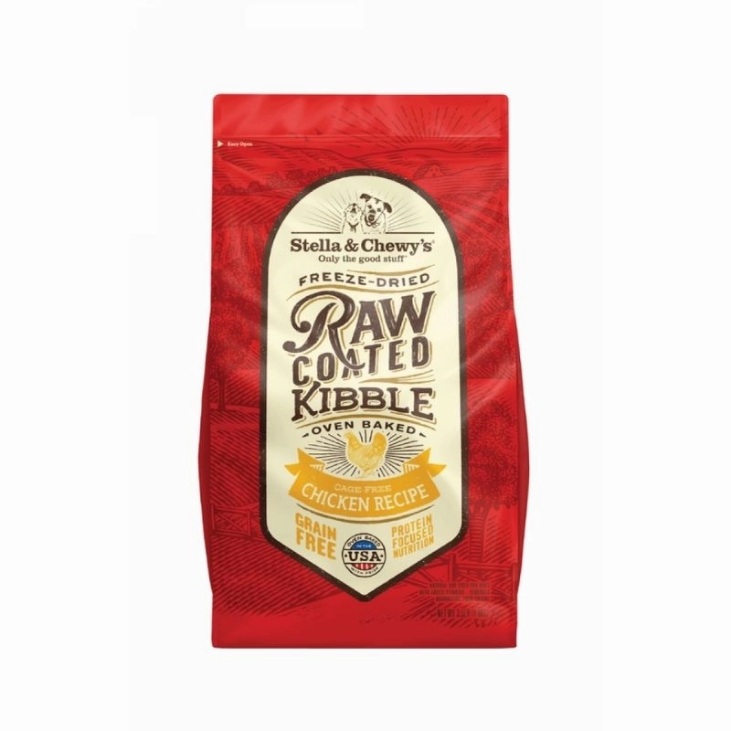 Stella & Chewy's - Freeze Dried Raw Coated Kibble - Oven Baked (Cage-Free Chicken Recipe)