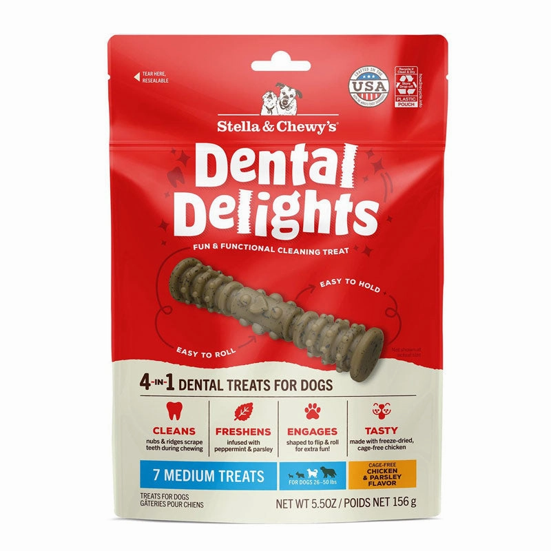 STELLA & CHEWY'S Dental Delights Dental Treats for Dogs