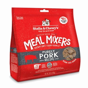 STELLA & CHEWY'S Freeze-Dried Raw Purely Pork Meal Mixers for Dogs