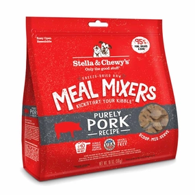 STELLA & CHEWY'S Freeze-Dried Raw Purely Pork Meal Mixers for Dogs