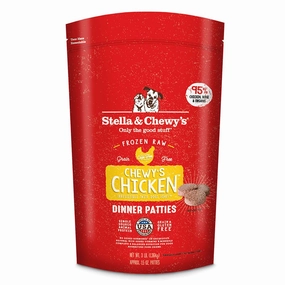 STELLA & CHEWY'S Frozen Raw Chewy's Chicken Dinner Patties for Dogs