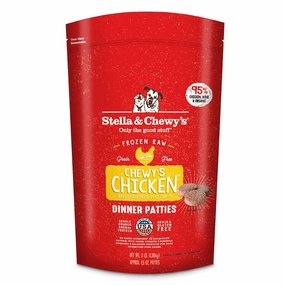 STELLA & CHEWY'S Frozen Raw Chewy's Chicken Dinner Patties for Dogs