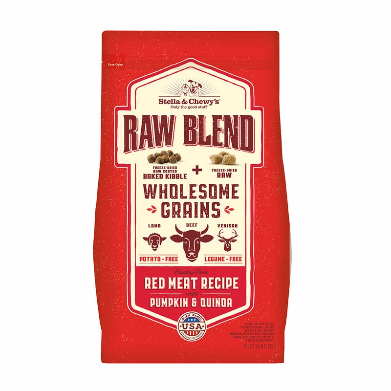 STELLA & CHEWY'S Raw Blend Red Meat Recipe with Grain for Dogs