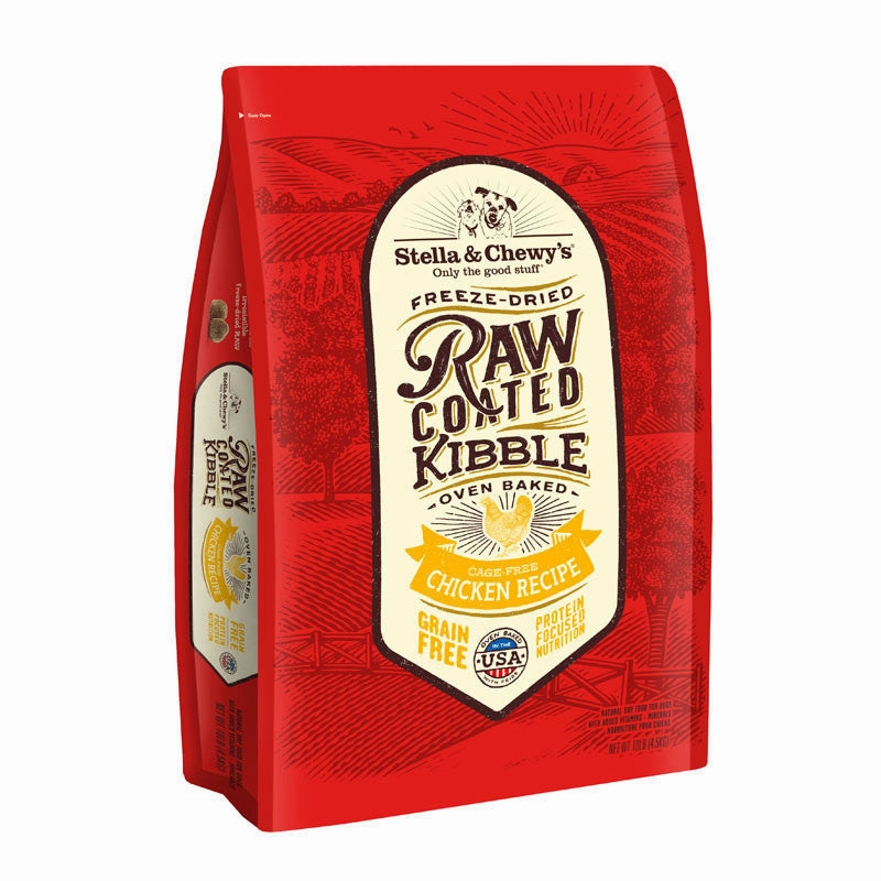 STELLA & CHEWY'S Raw Coated Kibble Grain-Free Chicken Recipe for Dogs