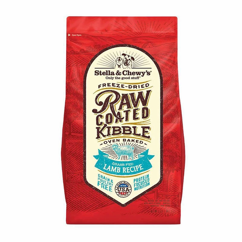 STELLA & CHEWY'S Raw Coated Kibble Grain-Free Lamb Recipe for Dogs