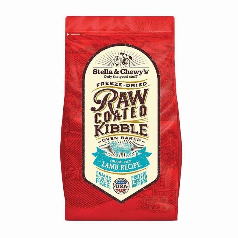 STELLA & CHEWY'S Raw Coated Kibble Grain-Free Lamb Recipe for Dogs