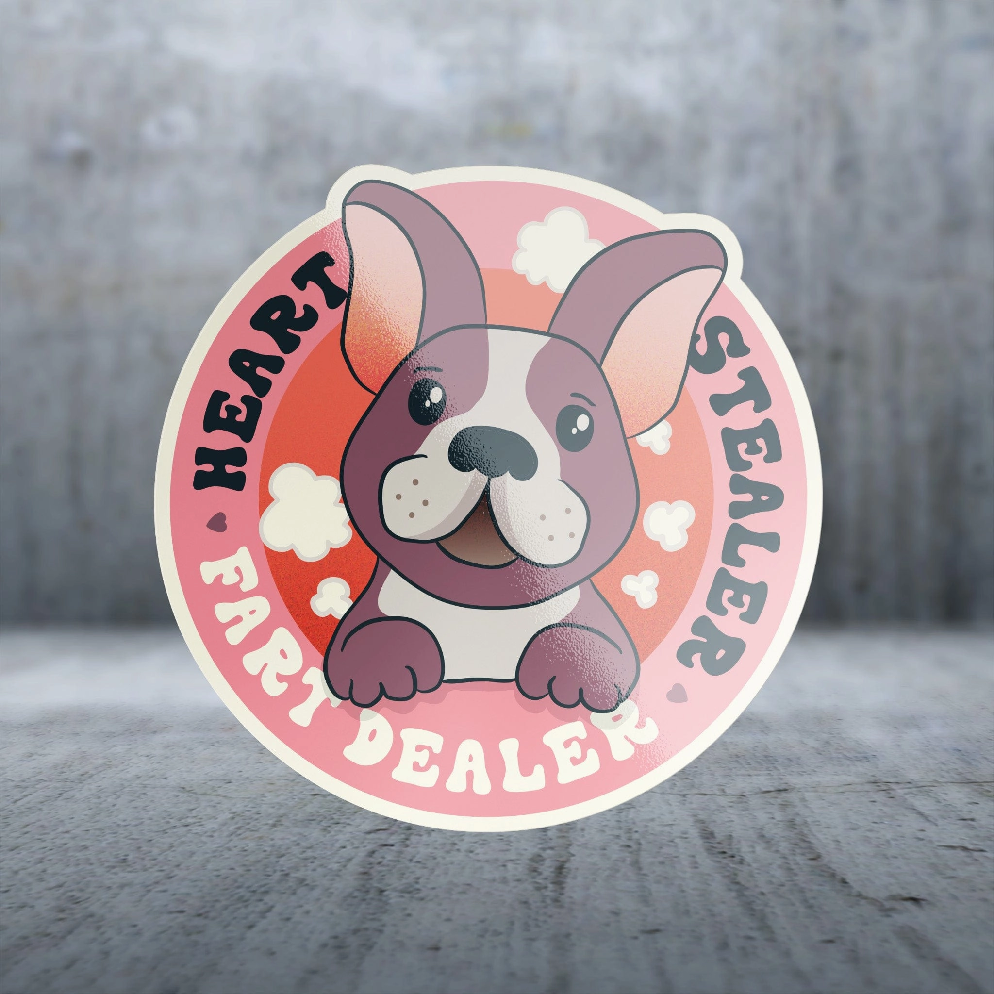 Sticker Pack Dog Sayings - Fart Dealer; Small Sticker