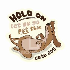 Sticker Pack Dog Sayings - Pet Cute Dogs; Small Sticker