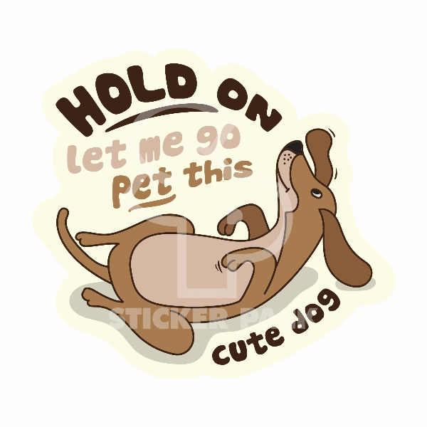 Sticker Pack Dog Sayings - Pet Cute Dogs; Small Sticker