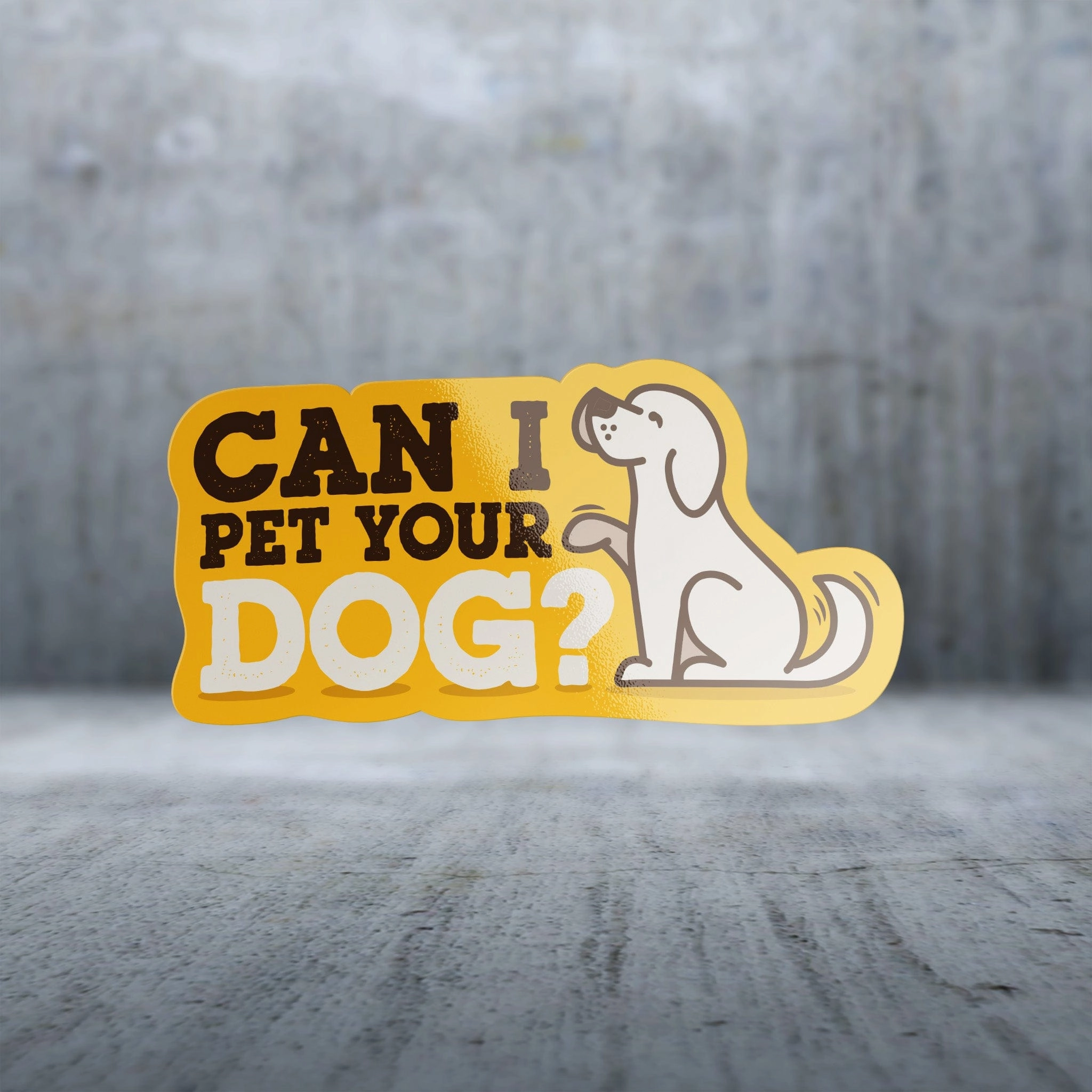 Sticker Pack Dog Sayings - Pet Your Dog; Small Sticker