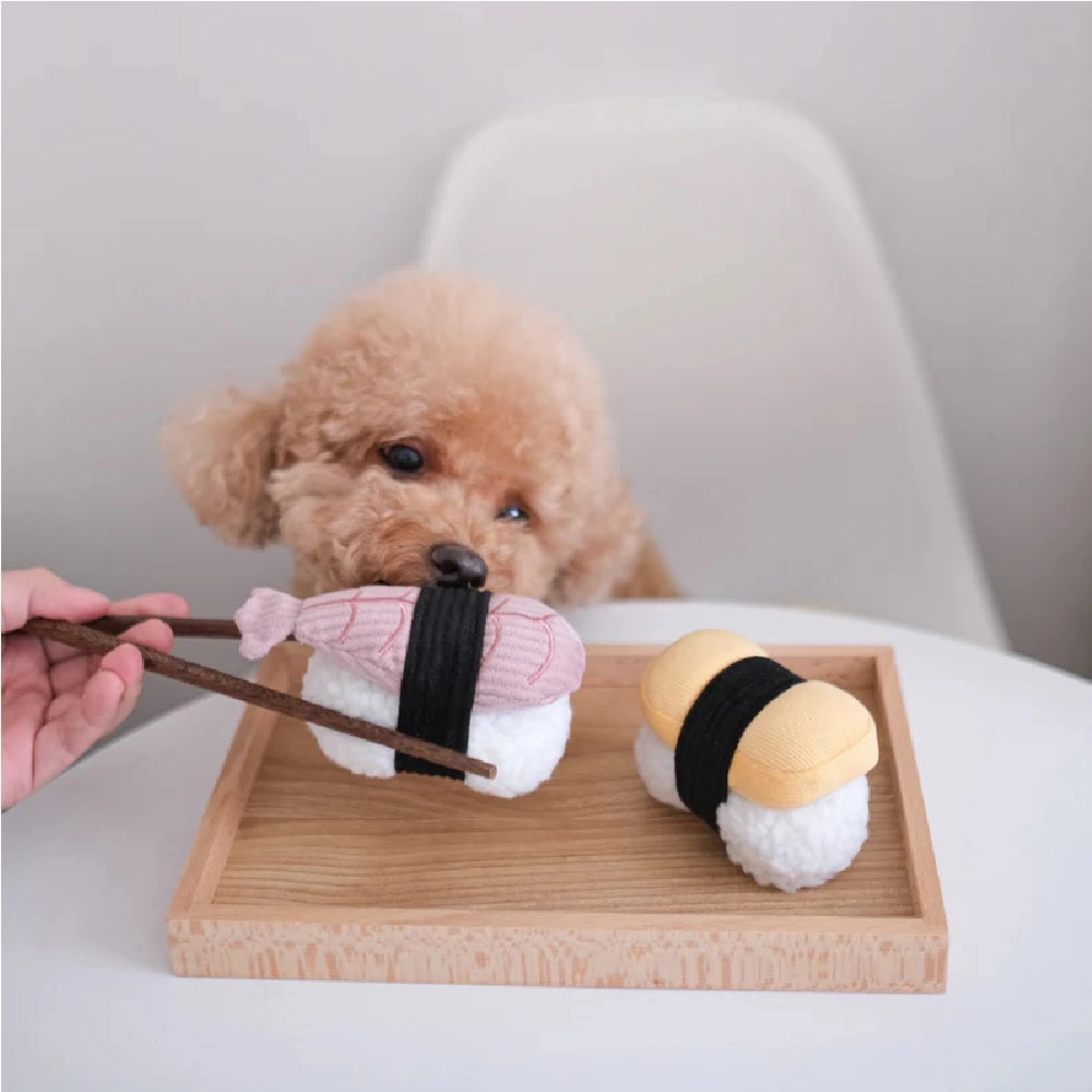 Sushi Set of 2 Pcs Dog Toy