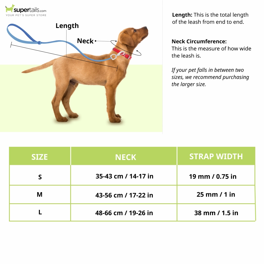 Tails to Tell Polyester Collar for Dogs (Red)
