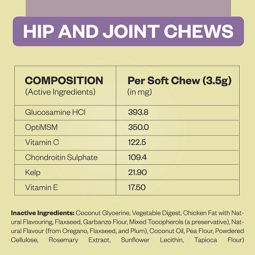 TailsAlive Hip & Joint Chicken Flavor Soft Chews Supplements for Dogs