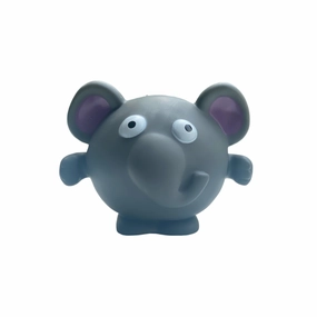 Talking Dog Club Elephant Bouncy Ball Toy for Dogs (Grey)