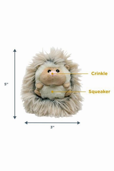 Tall Tails Real Feel Fluffy Hedgehog Dog Toy