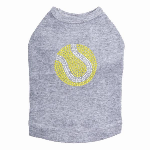 Tennis Ball Rhinestone Dog Tank