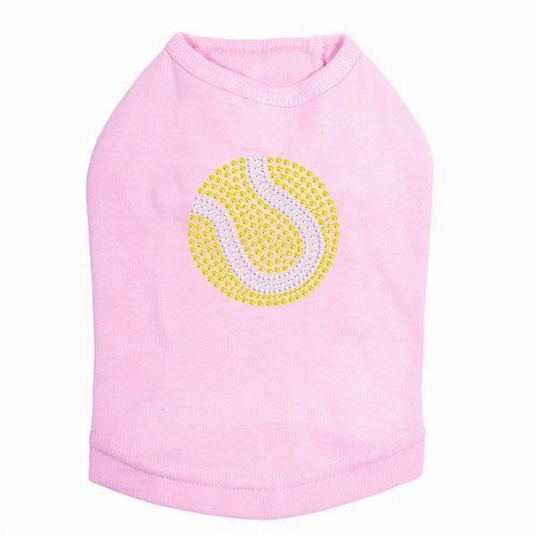 Tennis Ball Rhinestone Dog Tank