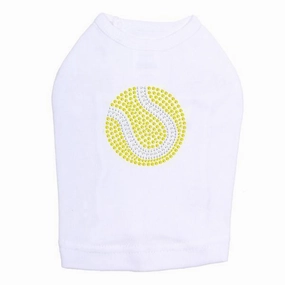 Tennis Ball Rhinestone Dog Tank