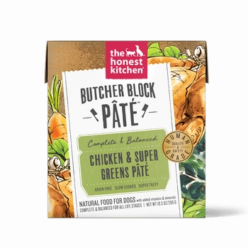 The Honest Kitchen Butcher Block Pate Chicken & Super Greens for Dogs