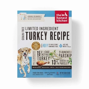 The Honest Kitchen Limited Ingredient Grain Free Turkey Recipe Dehydrated Dog Food