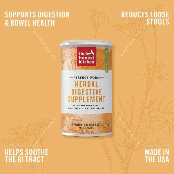 The Honest Kitchen Perfect Form Herbal Digestive Supplement