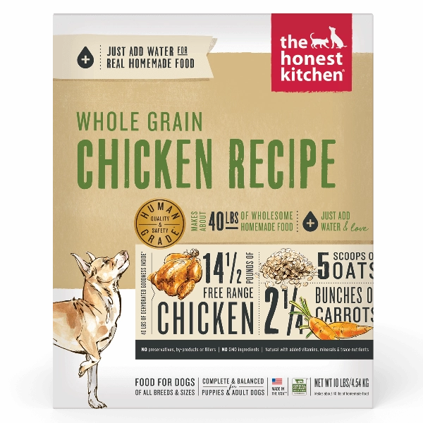 The Honest Kitchen Whole Grain Chicken Recipe Dehydrated Dog Food
