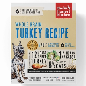 The Honest Kitchen Whole Grain Turkey Recipe Dehydrated Dog Food, 10lb (SPECIAL ORDER ITEM)