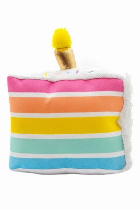 ThoozyPet Birthday 5-Layer Cake Plush Dog Toy