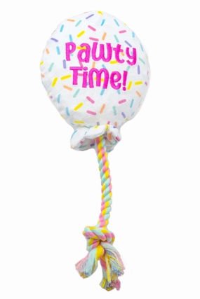 ThoozyPet Birthday Balloon Dog Toy